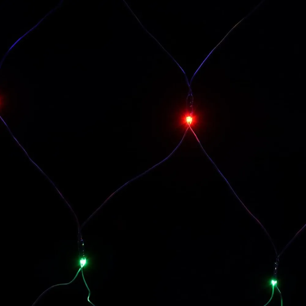 vidaXL Red de luces de Navidad 204 LED colores 3x2 m interior/exterior de colores Hot