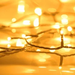 vidaXL Red de luces de árbol de Navidad con 150 LEDs 150 cm Blanco cálido Online
