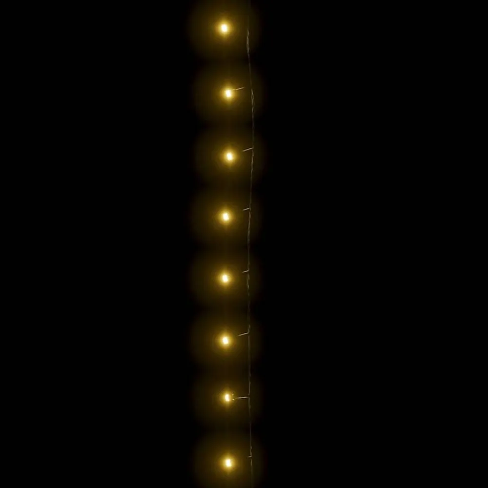 vidaXL Red de luces de árbol de Navidad con 150 LEDs 150 cm Blanco cálido Online