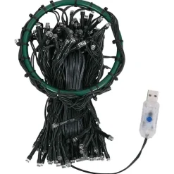vidaXL Iluminación-Red de luces de árbol de Navidad 150 LEDs de colores 150 cm