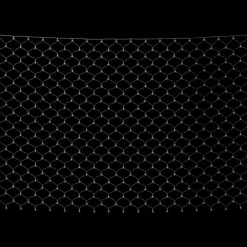 vidaXL Red de luces Navidad 204 LED blanco frío 3x2m interior/exterior Blanco frío Best