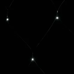 vidaXL Red de luces Navidad 204 LED blanco frío 3x2m interior/exterior Blanco frío Best