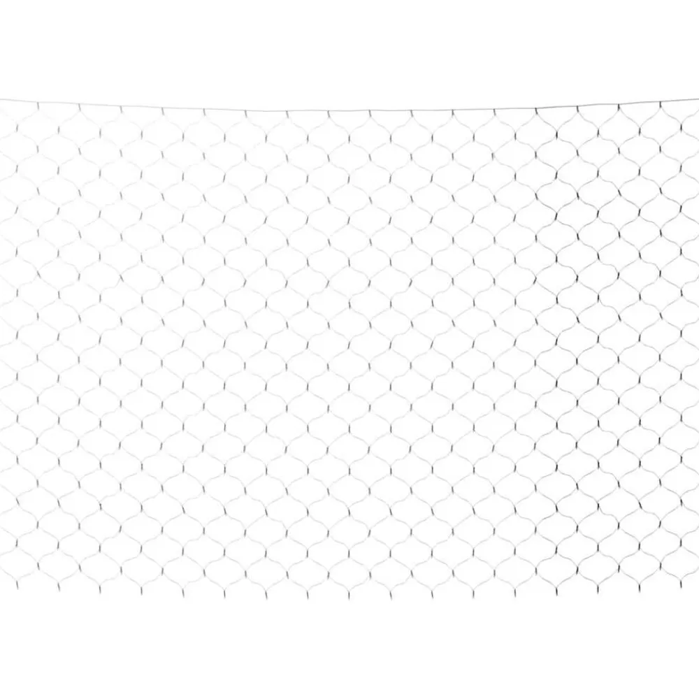 vidaXL Red de luces Navidad 204 LED blanco frío 3x2m interior/exterior Blanco frío Best