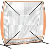 vidaXL Red de práctica de béisbol Manual 180 x 89,5 x 152,5 cm