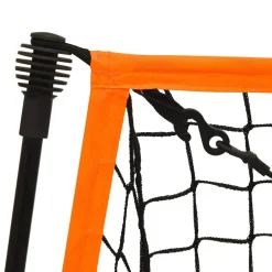 vidaXL Equipamiento Para Atletismo-Red de práctica multideporte beisbol negra 174x76x158,5 cm