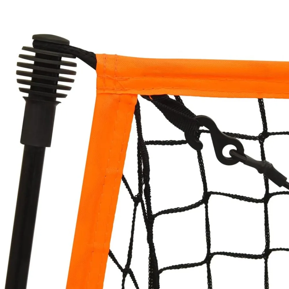 vidaXL Equipamiento Para Atletismo-Red de práctica multideporte beisbol negra 174x76x158,5 cm
