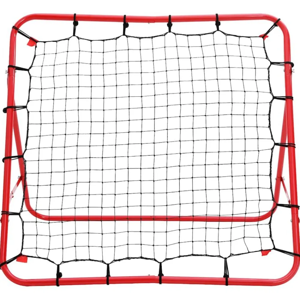 vidaXL Equipamiento Para Atletismo-Red de rebote ajustable para fútbol 100 x 100 cm