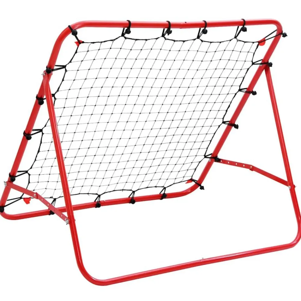 vidaXL Equipamiento Para Atletismo-Red de rebote ajustable para fútbol 100 x 100 cm