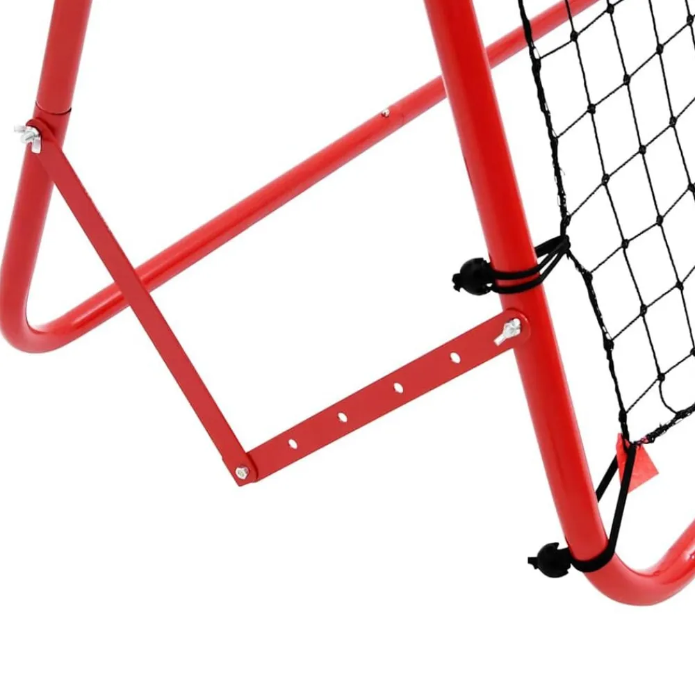 vidaXL Equipamiento Para Atletismo-Red de rebote ajustable para fútbol 100 x 100 cm