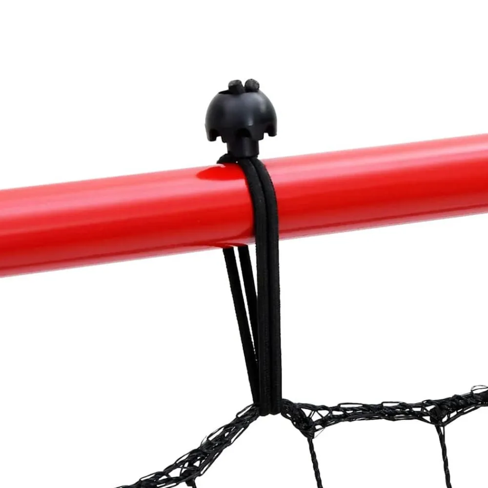 vidaXL Equipamiento Para Atletismo-Red de rebote ajustable para fútbol 100 x 100 cm