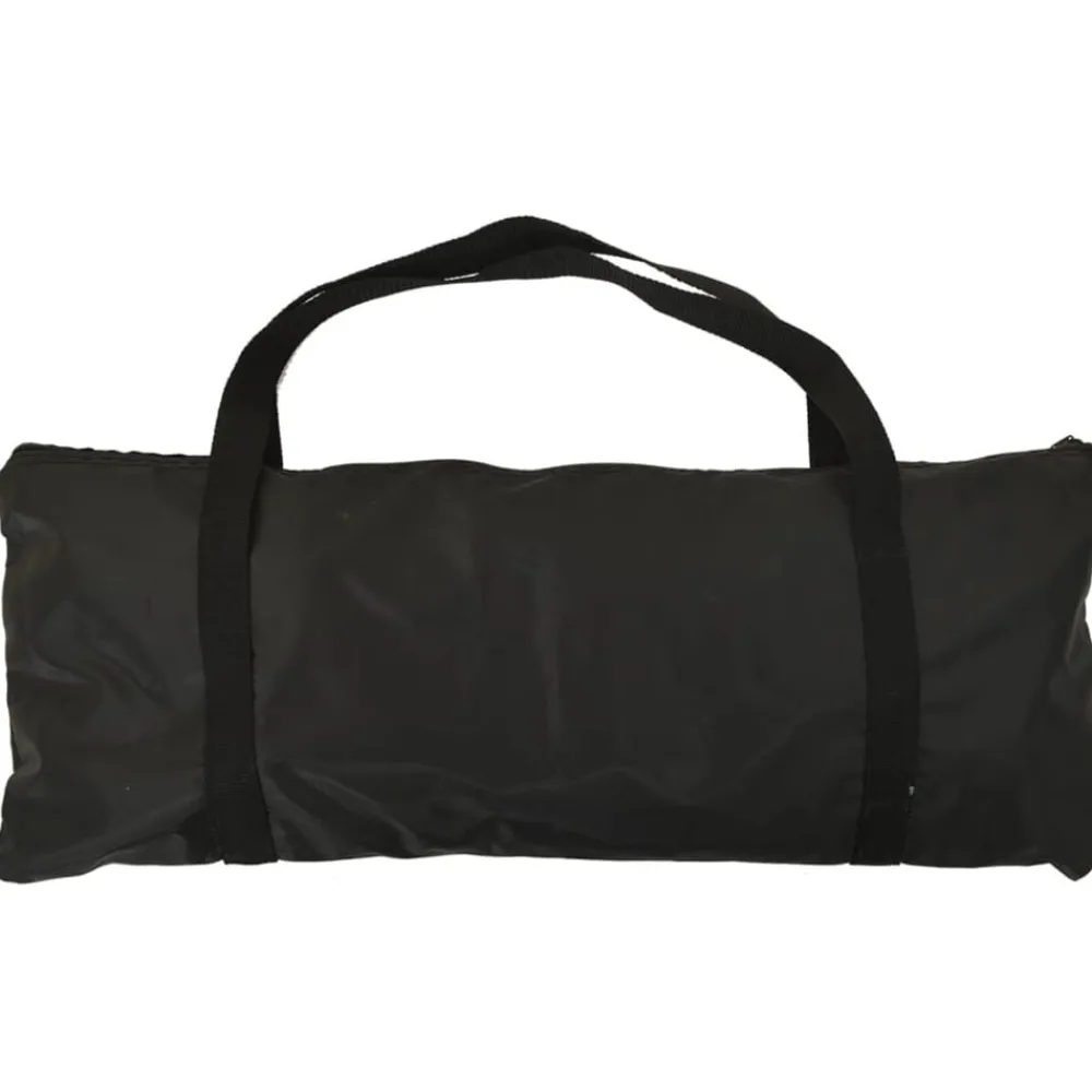 vidaXL Equipamiento Para Atletismo-Red de rebote de fútbol poliéster negro y amarillo 183x85x120cm