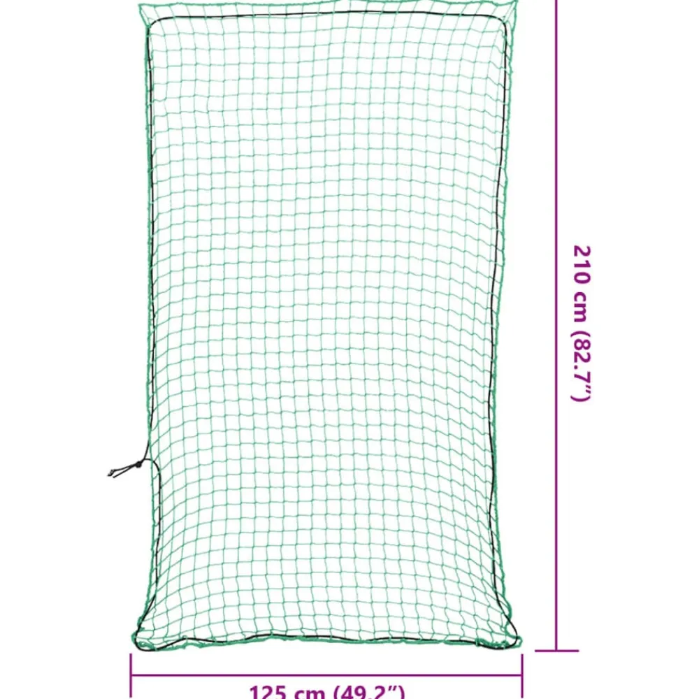 vidaXL Piezas Y Accesorios Para Vehículos-Red de remolque con cuerda elástica PP 2,1x1,25 m