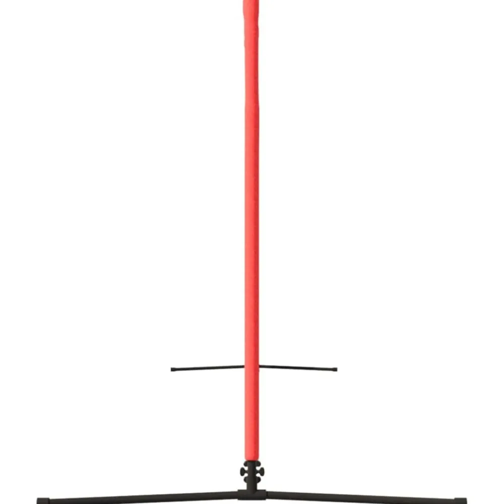 vidaXL Red de tenis poliéster negro y rojo 400x100x87 cm Sale