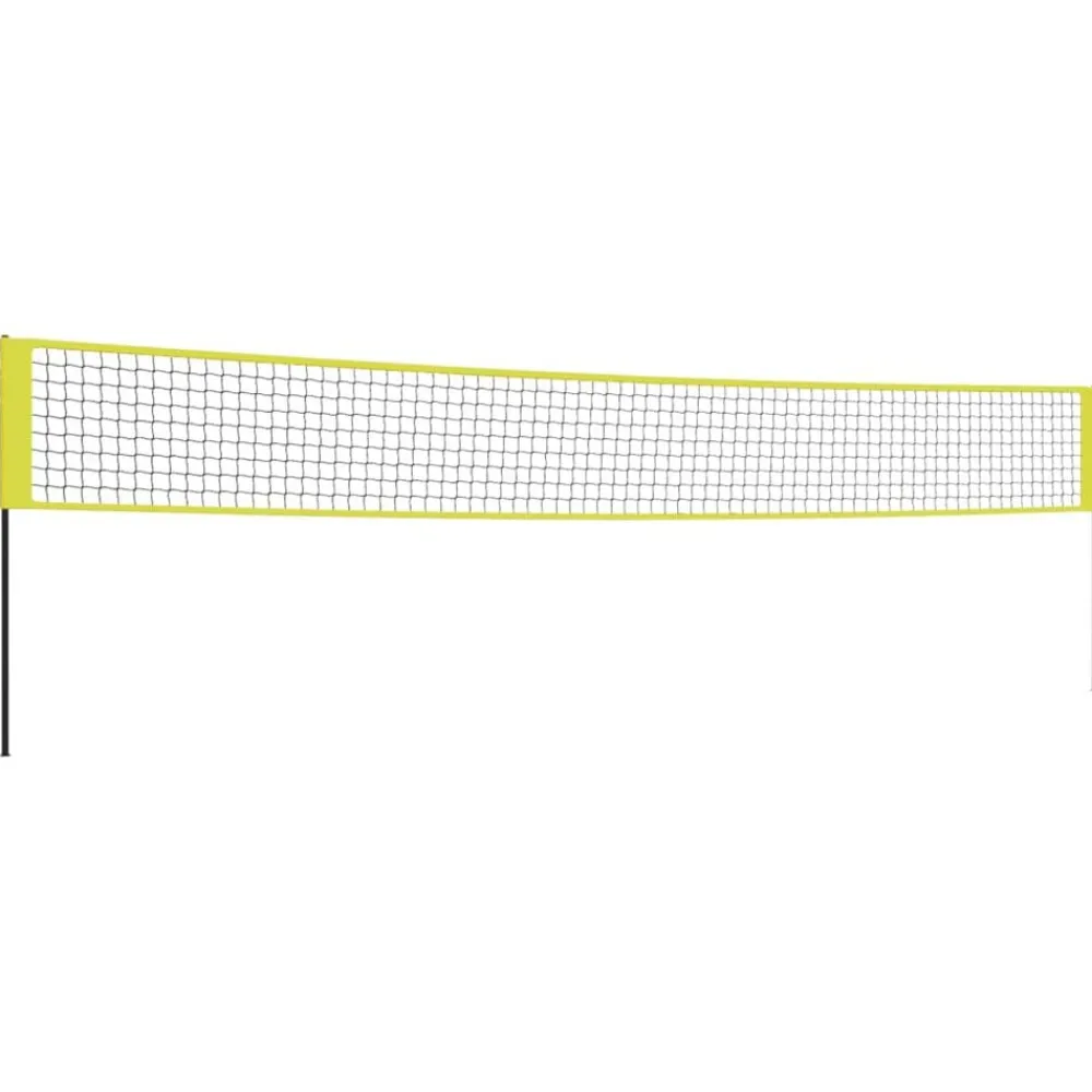 vidaXL Red de voleibol tela PE amarillo y negro 823x244 cm Online