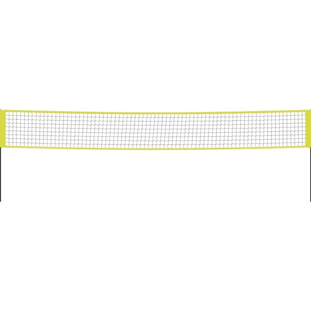 vidaXL Red de voleibol tela PE amarillo y negro 823x244 cm Online
