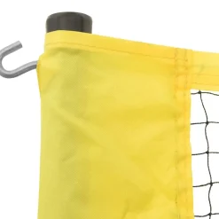 vidaXL Red de voleibol tela PE amarillo y negro 823x244 cm Online