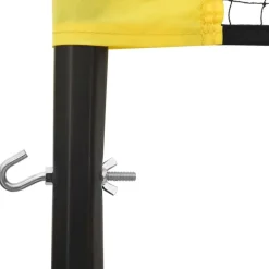 vidaXL Red de voleibol tela PE amarillo y negro 823x244 cm Online