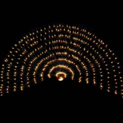 vidaXL Arte Y Ocio-Red Led Verde oscuro