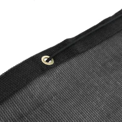 vidaXL Red para remolque HDPE 1,5x2,7 m Negro Hot