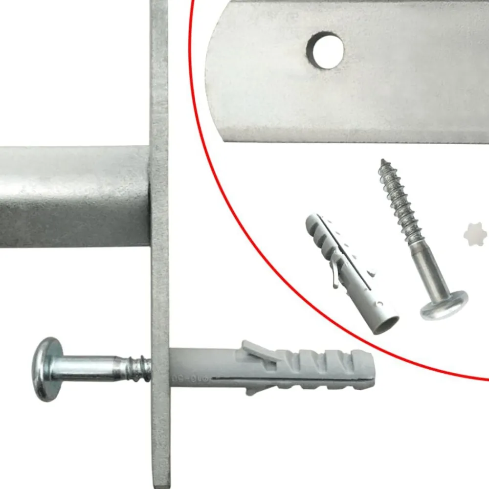 vidaXL Materiales De Construcción-Reja de seguridad ajustable ventana con 3 barras 500-650 mm