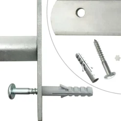 vidaXL Rejas de seguridad de ventana ajustables 2 uds 700-1050 mm Discount