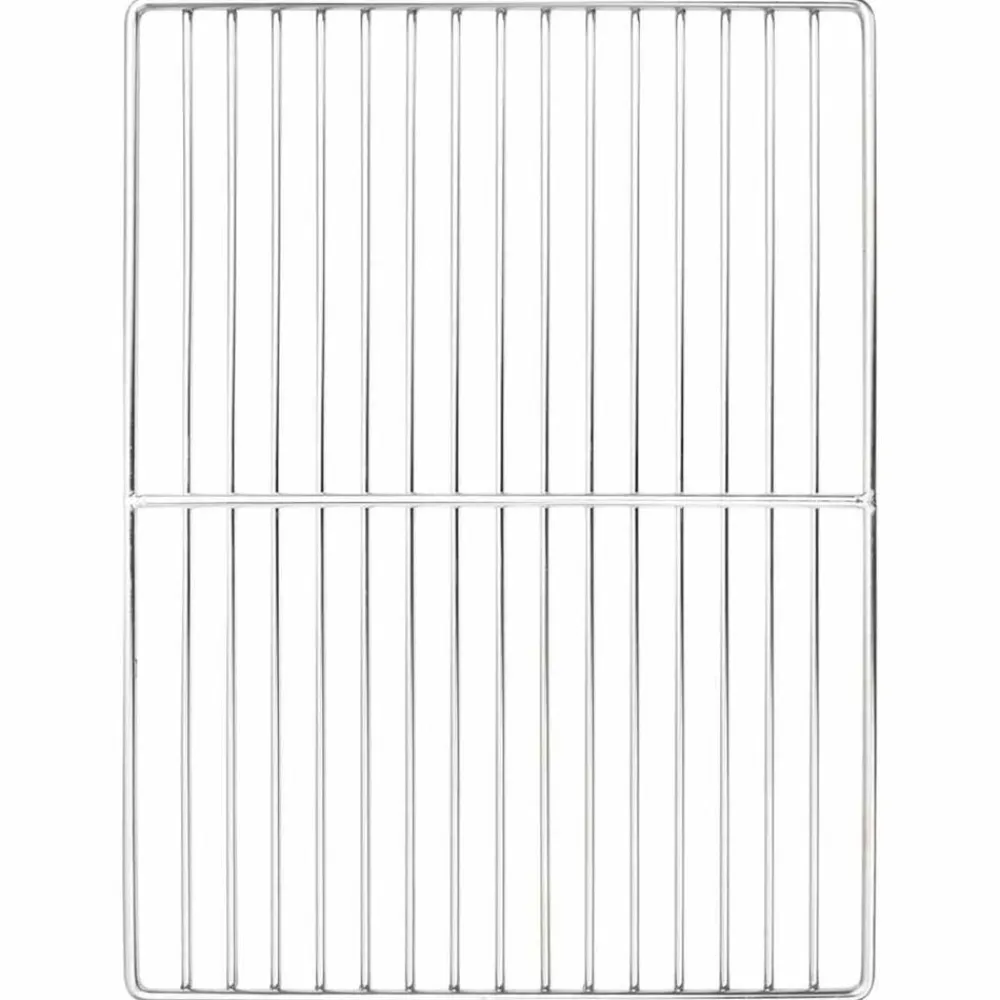 vidaXL Rejilla de parrilla Plateado 40 x 30 cm Acero inoxidable Hot