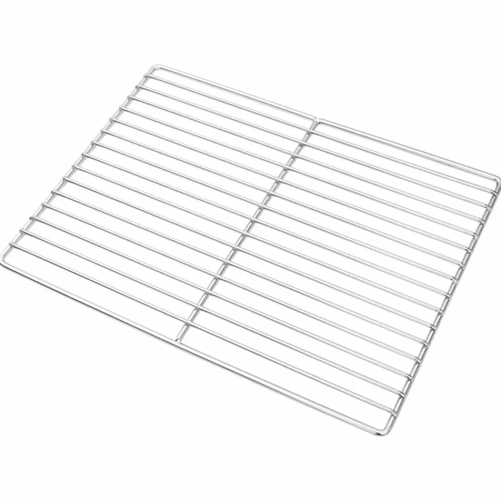 vidaXL Rejilla de parrilla Plateado 40 x 30 cm Acero inoxidable Hot