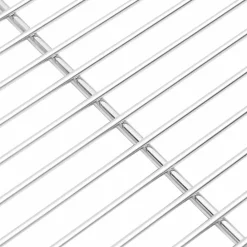 vidaXL Rejilla de parrilla Plateado 40 x 30 cm Acero inoxidable Hot