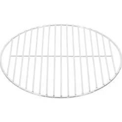 vidaXL Rejilla de parrilla BBQ redonda acero inoxidable 304 Ø34,5 cm Hot