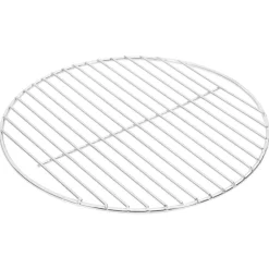 vidaXL Rejilla de parrilla BBQ redonda acero inoxidable 304 Ø34,5 cm Hot