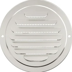 vidaXL Rejillas de ventilación de aire 4 pcs Plateado 80 mm Discount