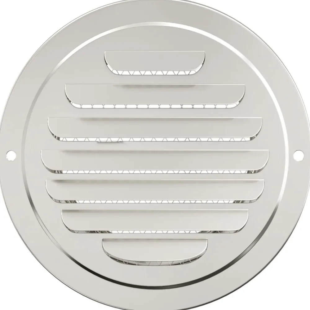vidaXL Rejillas de ventilación de aire 4 pcs Plateado 80 mm Discount