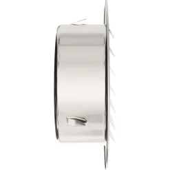 vidaXL Rejillas de ventilación de aire 4 pcs Plateado 80 mm Discount