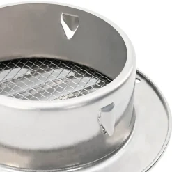 vidaXL Rejillas de ventilación de aire 4 pcs Plateado 80 mm Discount