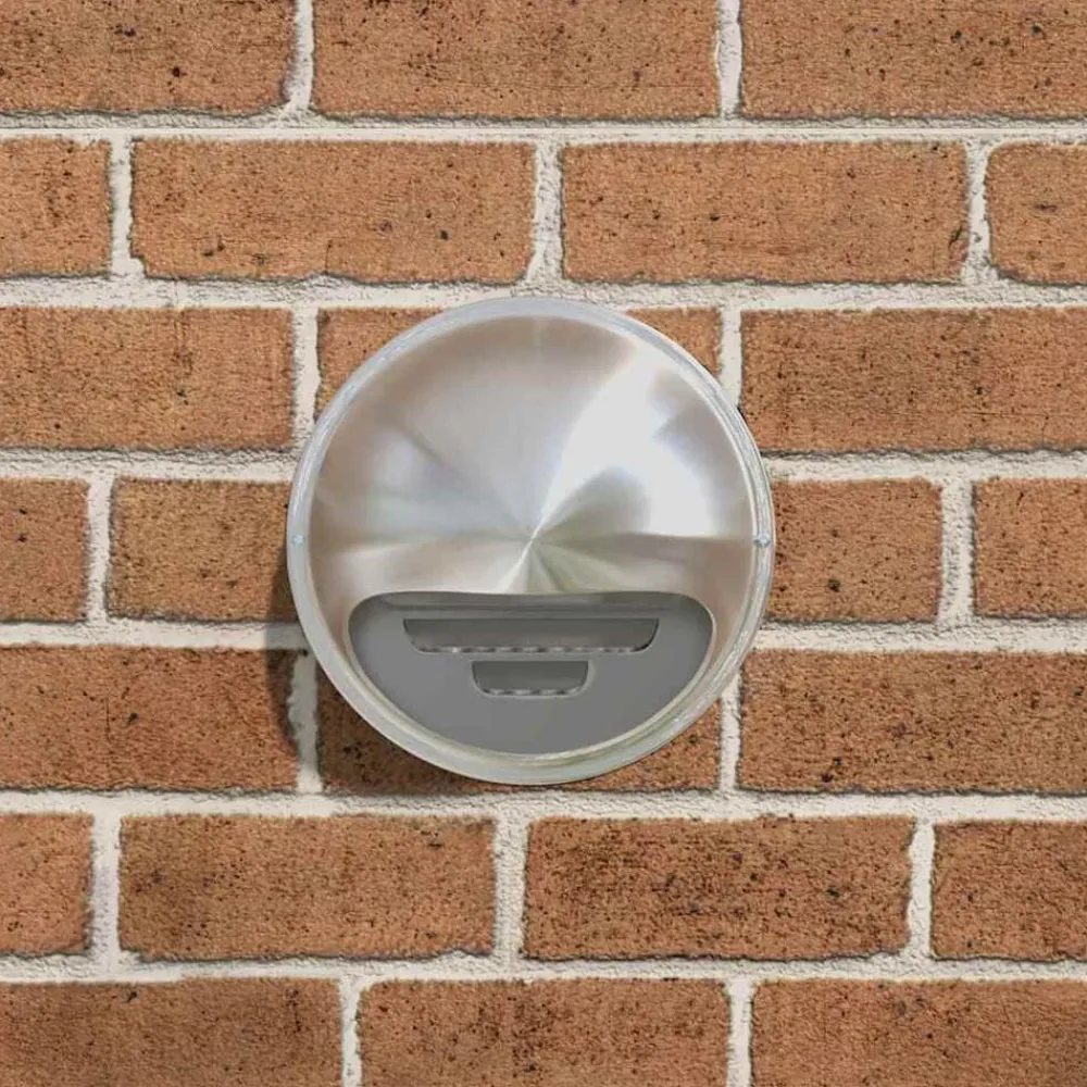 vidaXL Rejillas de ventilación de aire 8 pcs Plateado 200 mm Hot
