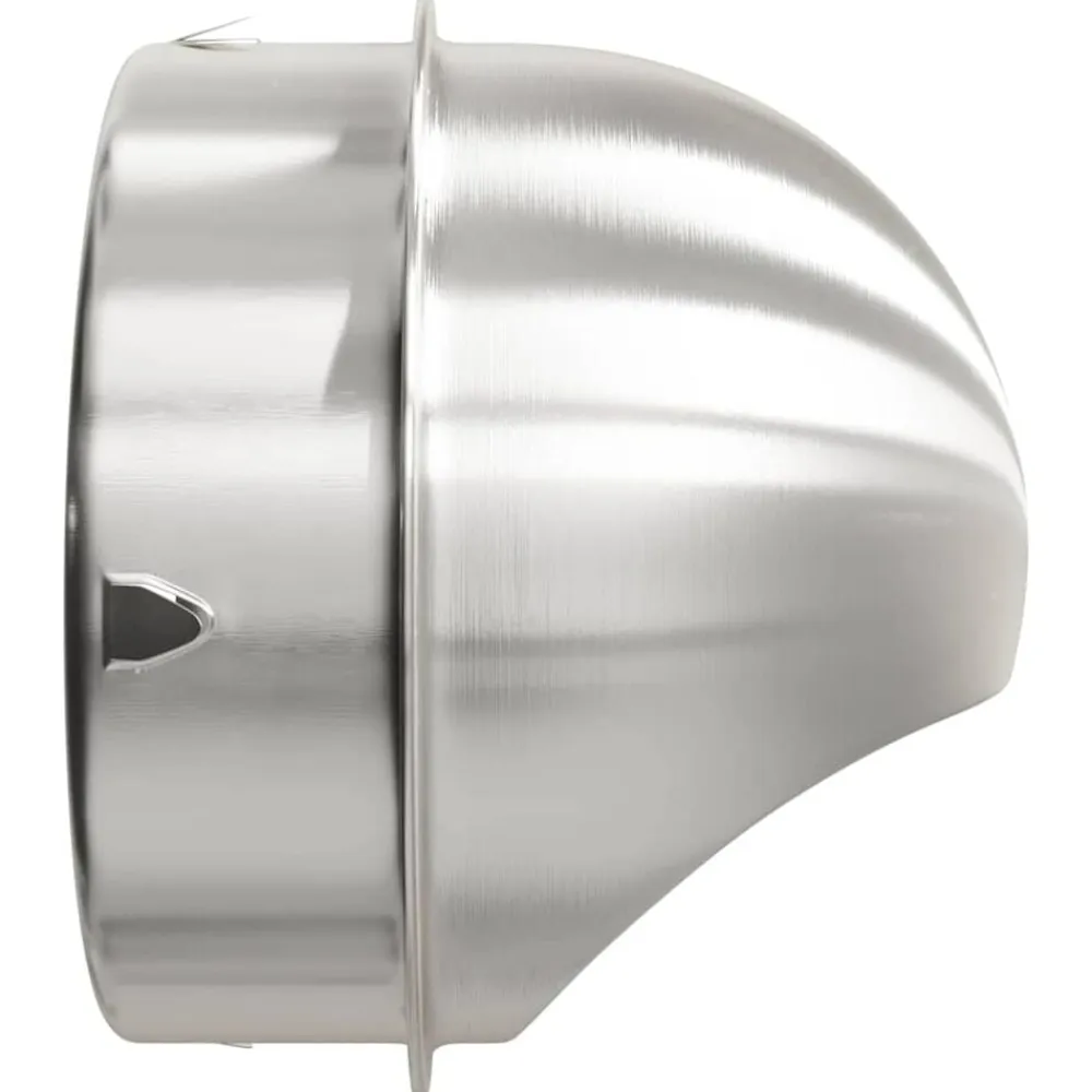 vidaXL Rejillas de ventilación de aire 8 pcs Plateado 200 mm Hot