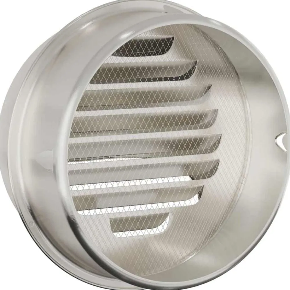 vidaXL Rejillas de ventilación de aire 8 pcs Plateado 200 mm Hot