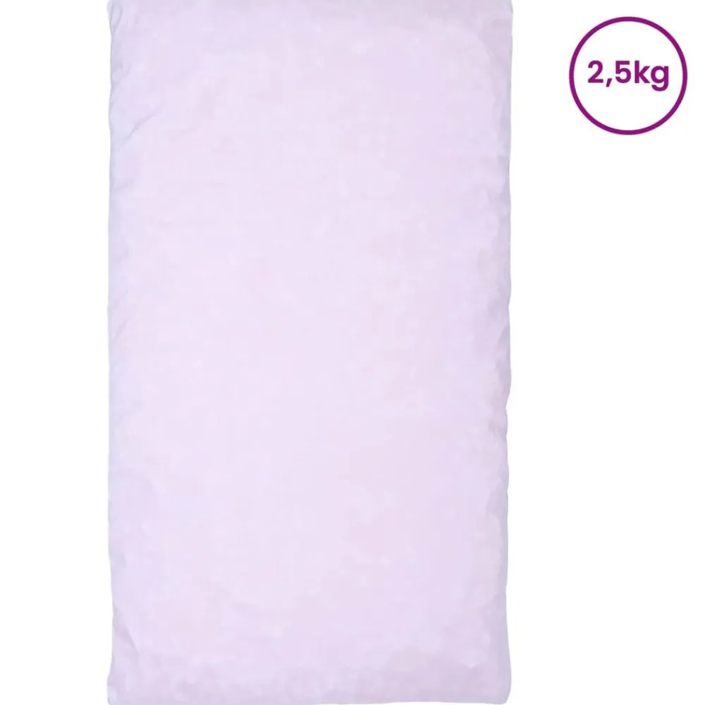 vidaXL Relleno de espuma triturada Rosa 2,5 kg Poliuretano New