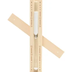vidaXL Piscina Y Spa-Reloj de arena para sauna 15 minutos madera maciza de pino