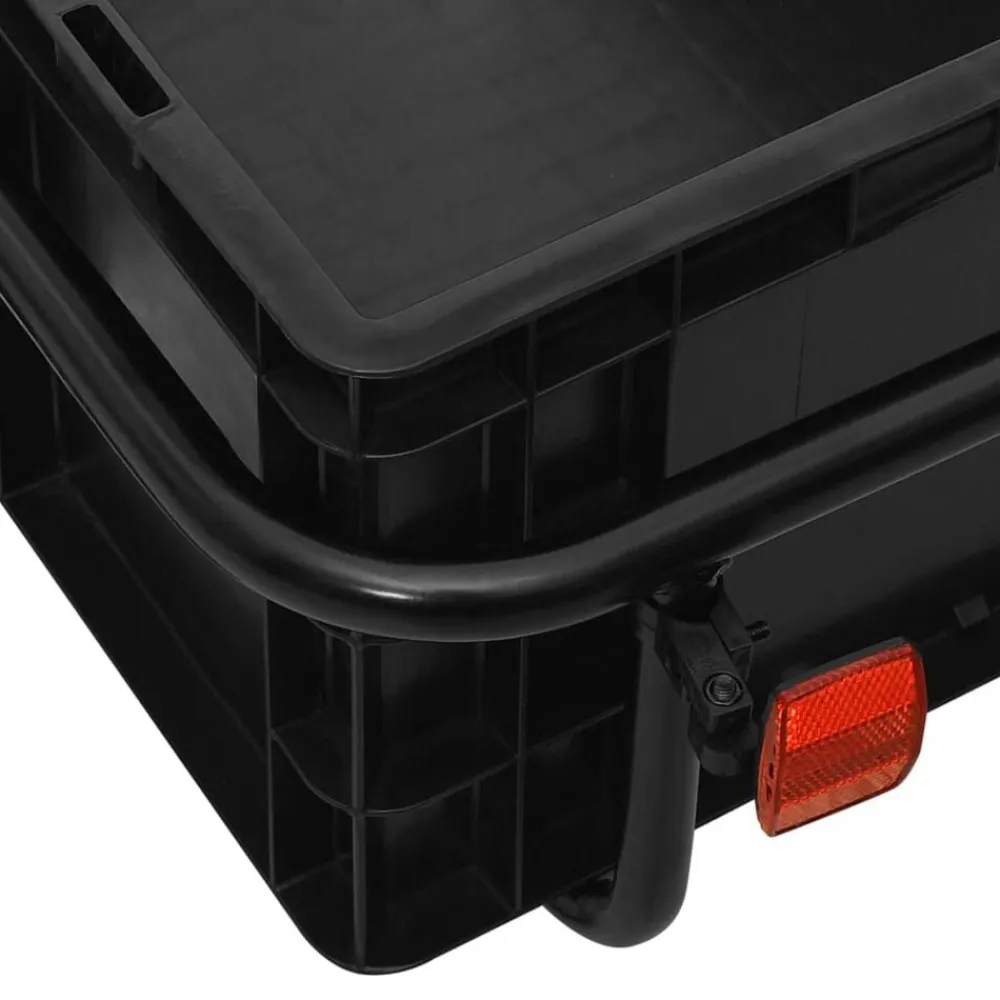 vidaXL Actividades Al Aire Libre-Remolque de bicicleta/carrito de mano acero 155x60x83 cm
