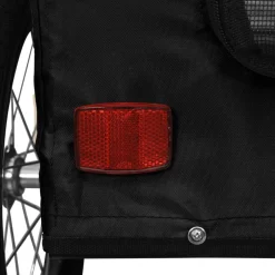 vidaXL Productos Para Mascotas-Remolque de bicicleta mascotas hierro tela Oxford