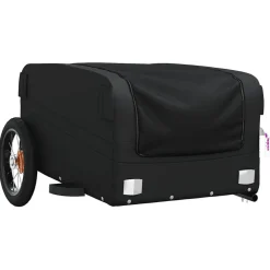 vidaXL Actividades Al Aire Libre-Remolque para bicicleta hierro 30 kg
