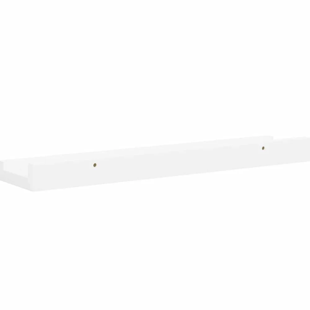 vidaXL Repisa para marcos de fotos 2 uds MDF 40x9x3 cm Blanco Best