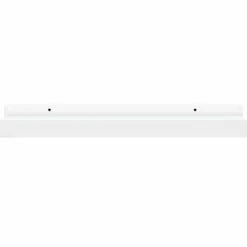 vidaXL Repisa para marcos de fotos 2 uds MDF 40x9x3 cm Blanco Best