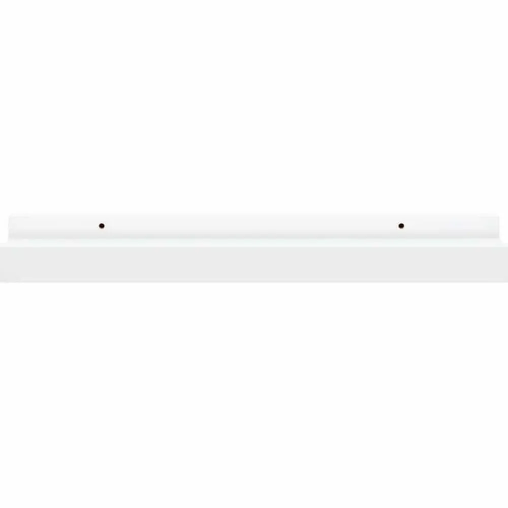 vidaXL Repisa para marcos de fotos 2 uds MDF 40x9x3 cm Blanco Best