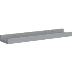 vidaXL Estanterías-Repisa para marcos de fotos 2 uds MDF 40x9x3 cm