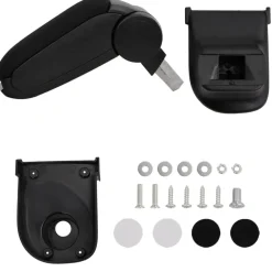 vidaXL Piezas Y Accesorios Para Vehículos-Reposabrazos para coche ABS negro 15x35x(30-47) cm