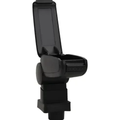 vidaXL Reposabrazos para coche ABS negro 13x31,5x(29-51) cm New