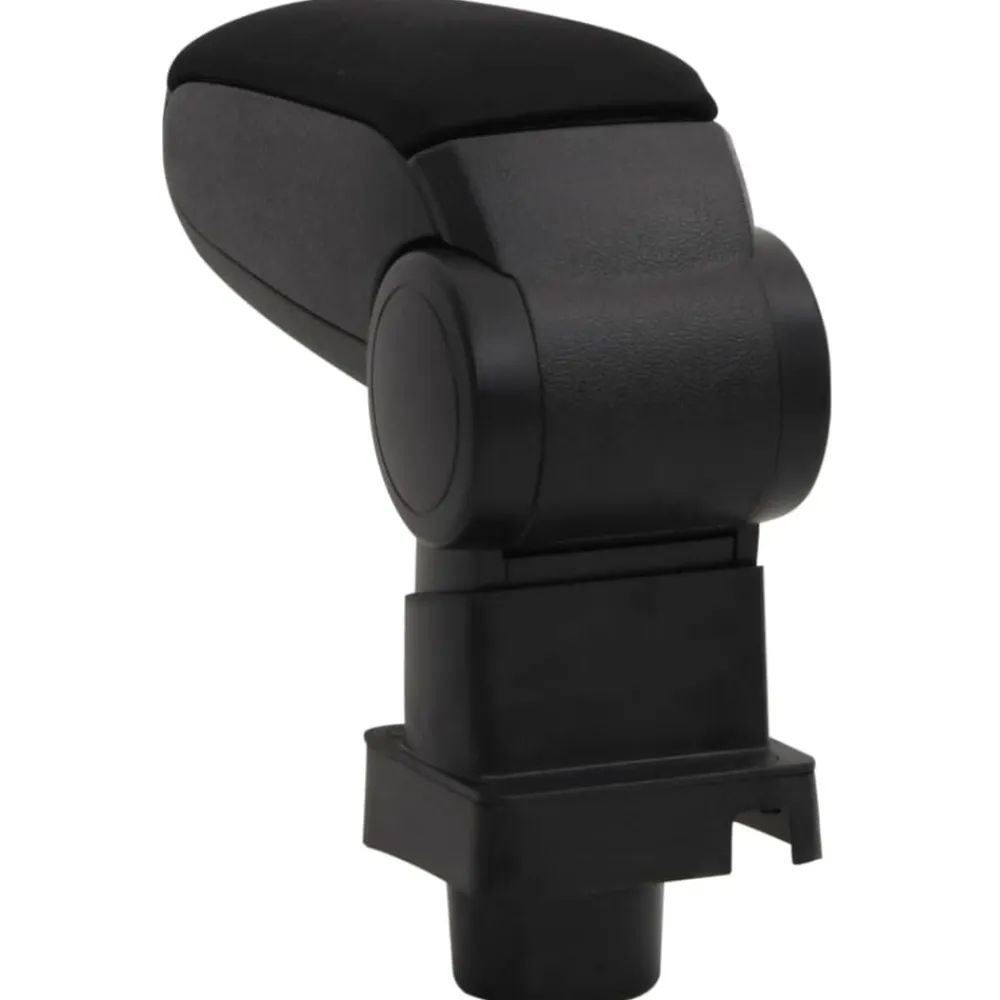 vidaXL Reposabrazos para coche ABS negro 13x31,5x(29-51) cm New