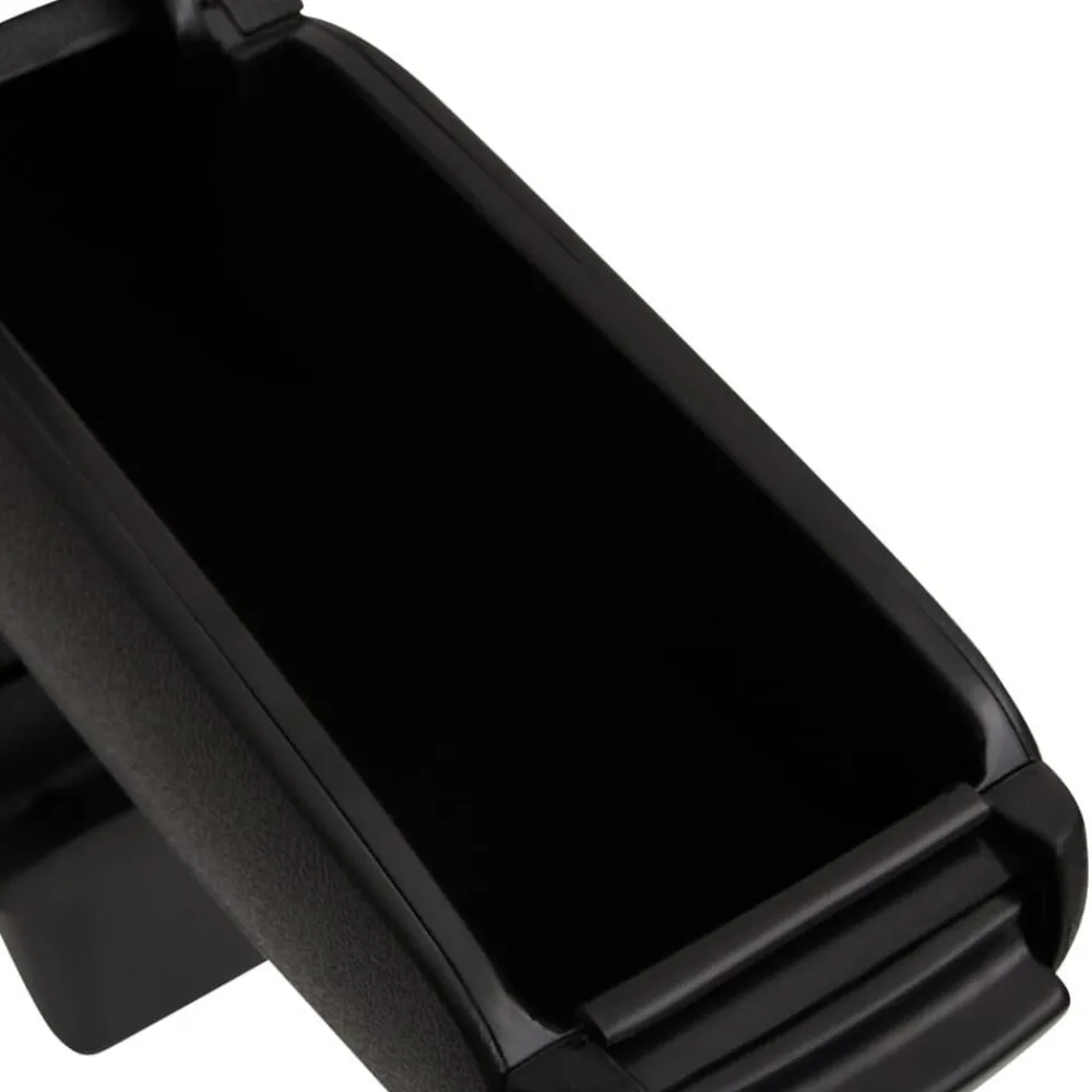 vidaXL Reposabrazos para coche ABS negro 13x31,5x(29-51) cm New